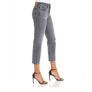 Levi's Wedgie Straight Jeans in Cabo Smoke Straight Leg Classic Fit Sz 23
